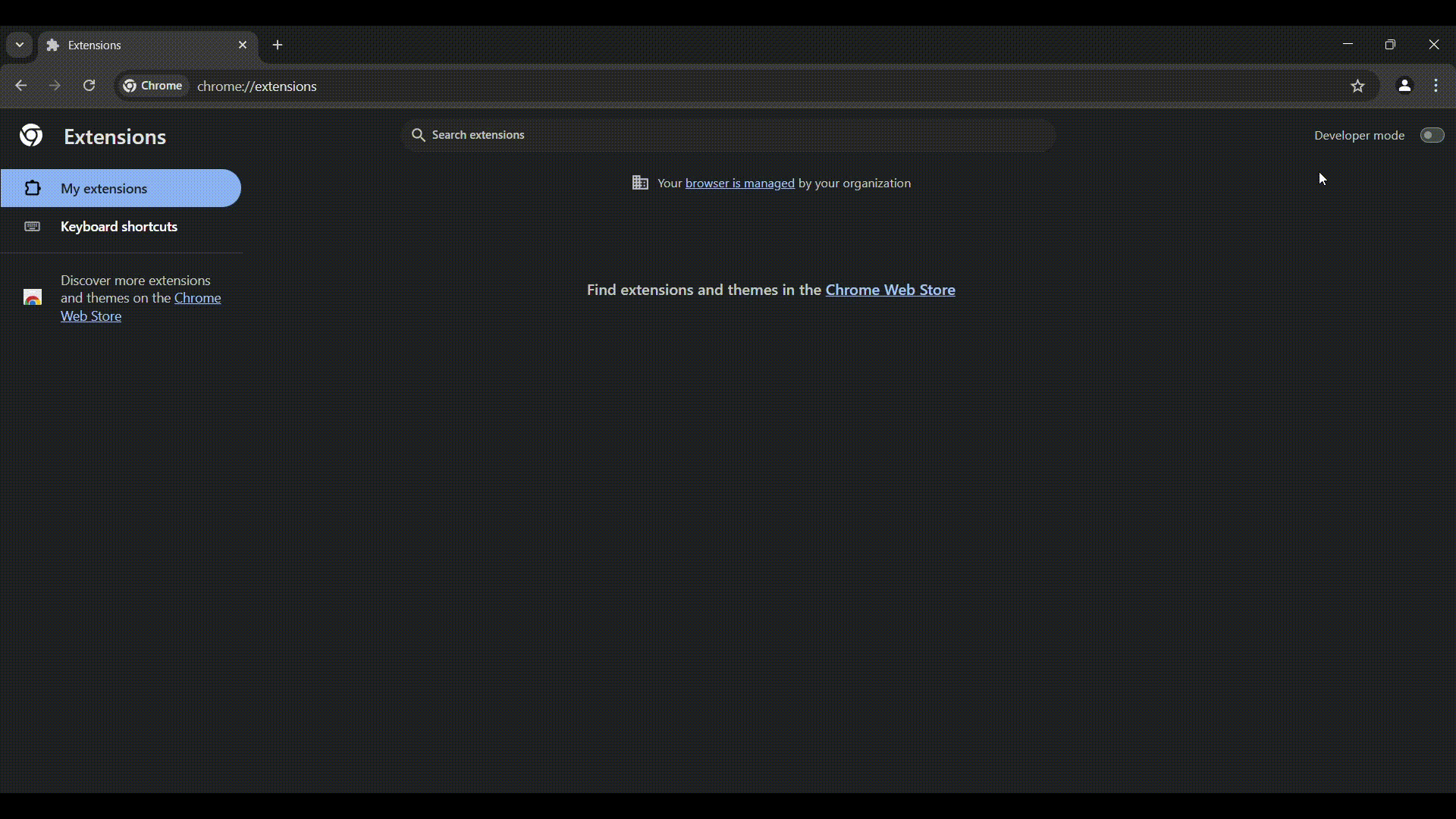Load Extension in Chrome